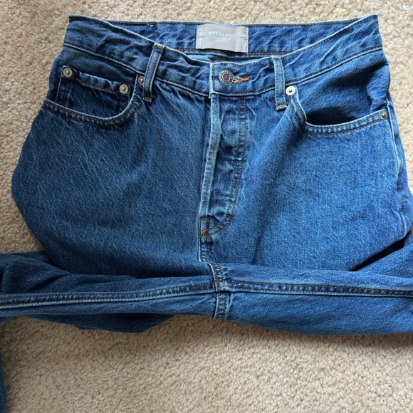 Everlane Blue Straight Leg Jeans - Picture 6 of 6